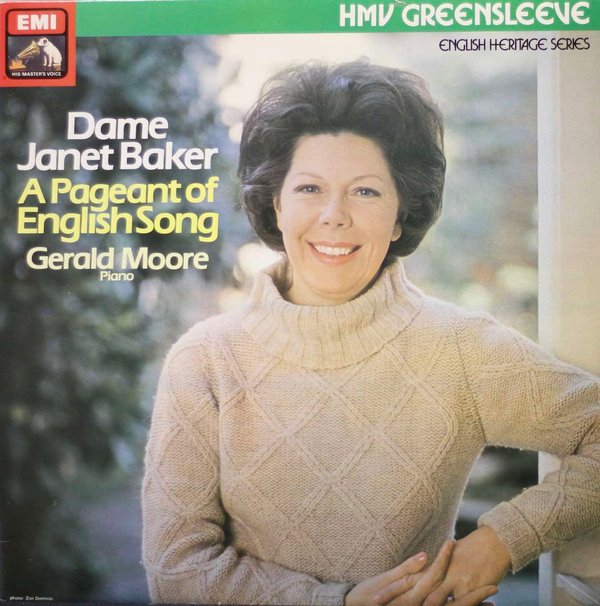 Dame Janet Baker / Gerald Moore: A Pageant Of English Song LP (Käyt)