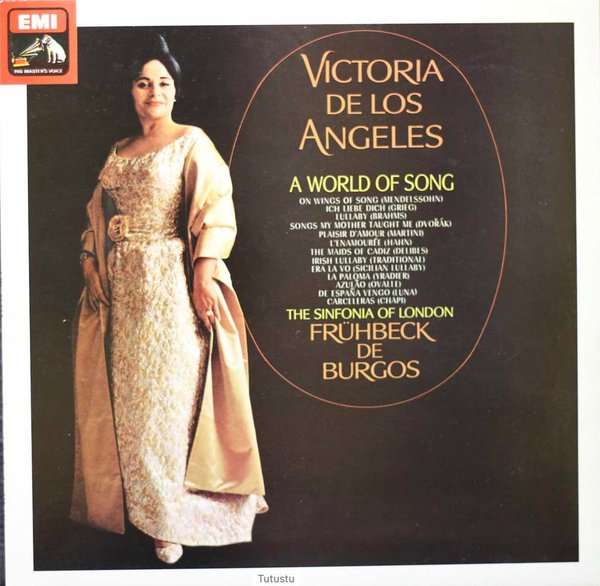 Victoria De Los Angeles: A World Of Song LP (Käyt)