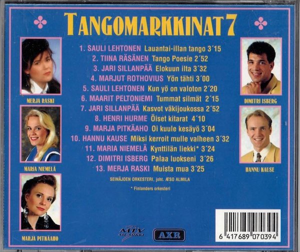 V/A : Tangomarkkinat 7 CD (Käyt)