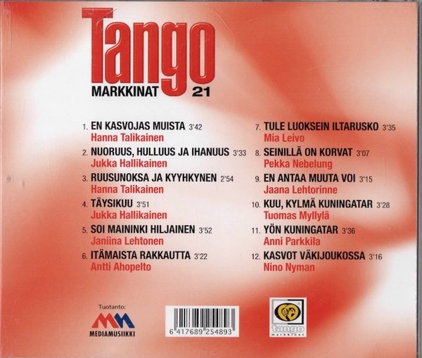 V/A : Tangomarkkinat 21 CD (Käyt)