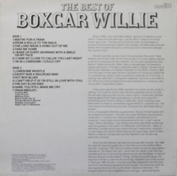 Boxcar Willie: The Best Of Boxcar Willie LP (Käyt)