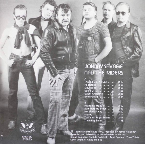 Johnny Savage and The Riders: Night Bar Boogie LP (Käyt)