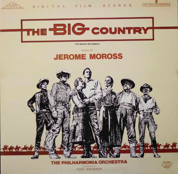 Jerome Moross: The Big Country LP (Käyt)