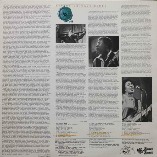Detroit Junior / Luther Johnson / Queen Sylvia Embry: Living Chicago Blues, Volume 6 (Käyt. LP)