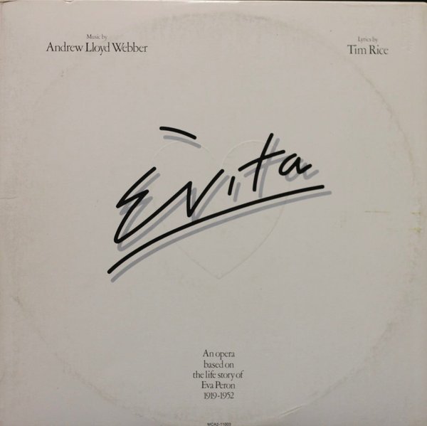 Andrew Lloyd Webber / Tim Rice: Evita 2LP (Käyt)