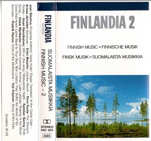 V/A : Finlandia 2 - suomalaista musiikkia MC (Käyt)