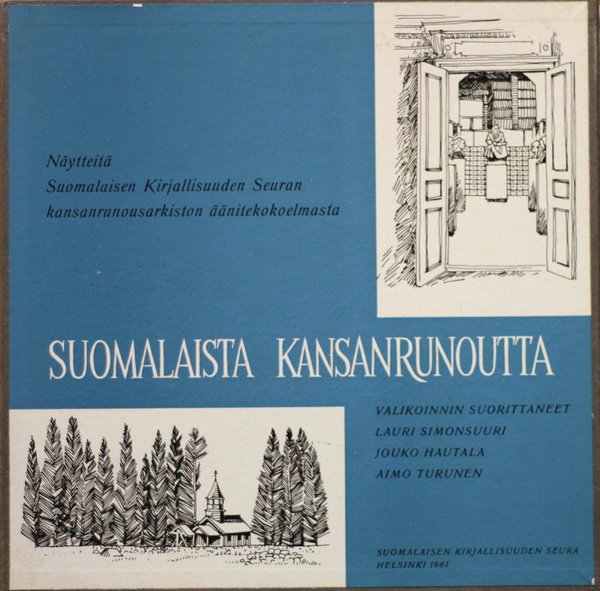V/A : Suomalaista kansanrunoutta 3LP Box  (Käyt)