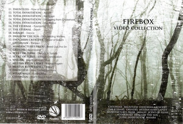 V/A : Firebox Video Collection DVD (Käyt)