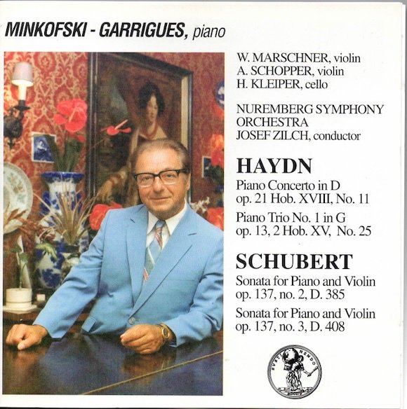 Horst Minkofski-Garrigues: Haydn, Schubert CD (Käyt)