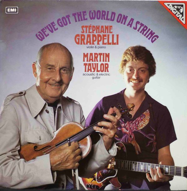 Stéphane Grappelli & Martin Taylor: We've Got The World On A String LP (Käyt)