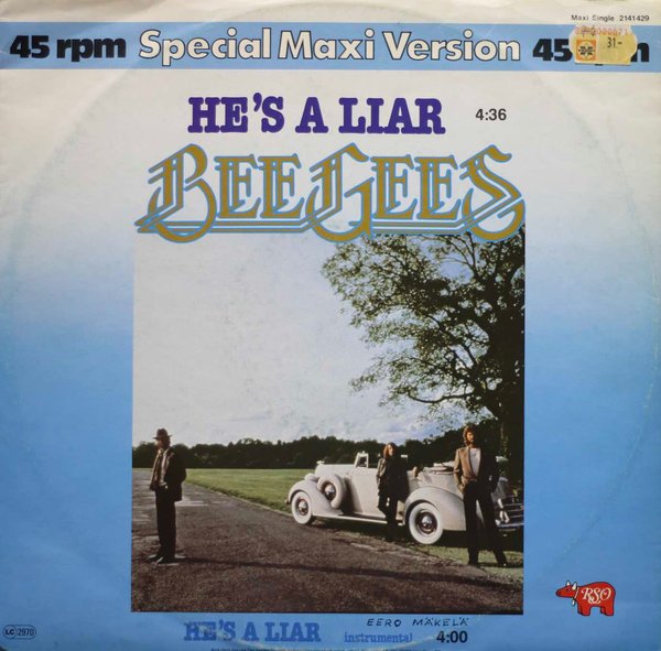 Bee Gees: He's A Liar 12" (Käyt)