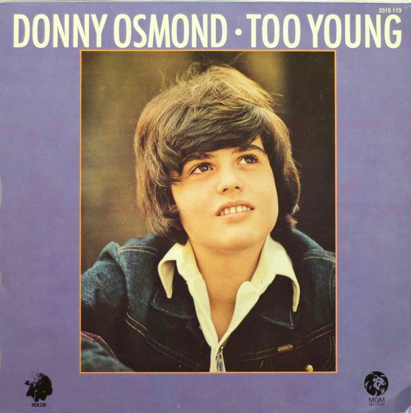 Donny Osmond: Too Young LP (Käyt)