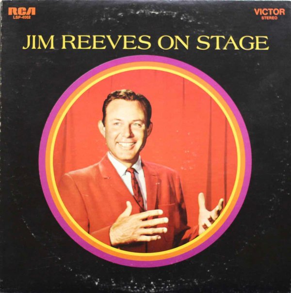 Jim Reeves With The Blue Boys: Jim Reeves On Stage LP (Käyt)