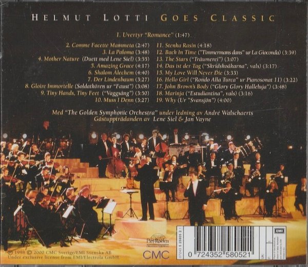 Helmut Lotti: Helmut Lotti Goes Classic CD (Käyt)