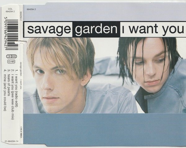 Savage Garden: I Want You CDs (Käyt)