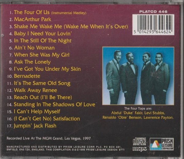 Four Tops: The Four Tops Collection CD (Käyt)