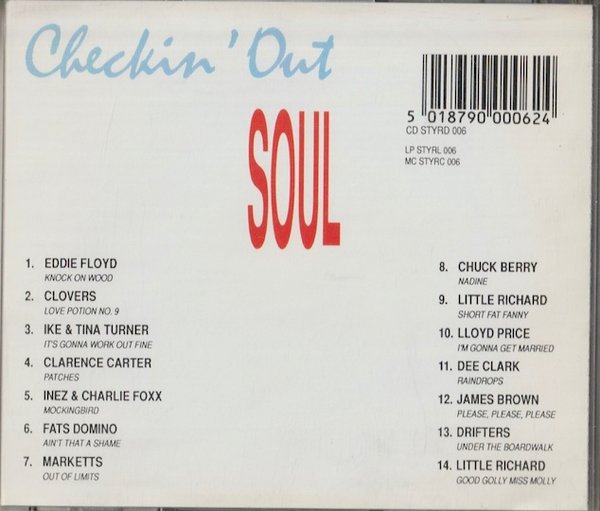 V/A : Checkin' Out Soul CD (Käyt)