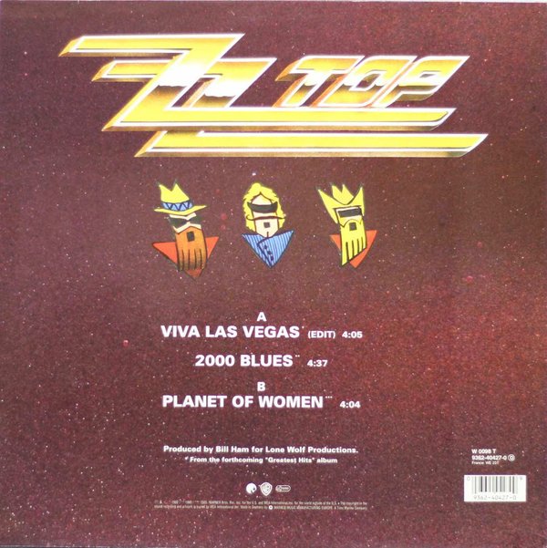ZZ Top: Viva Las Vegas 12" (Käyt. maxi)
