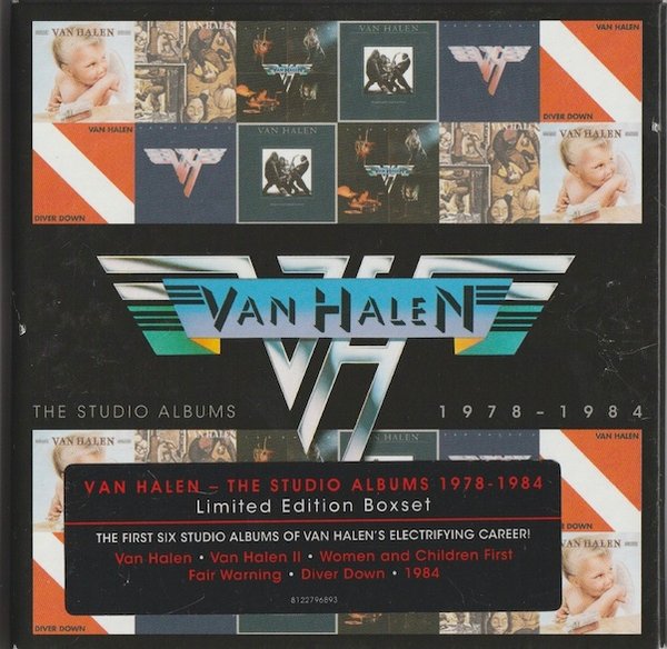 Van Halen: The Studio Albums 1978 - 1984. 6CD Box (Käyt)