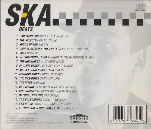V/A : Ska Beats - 18 Ska Classics! CD (Käyt)