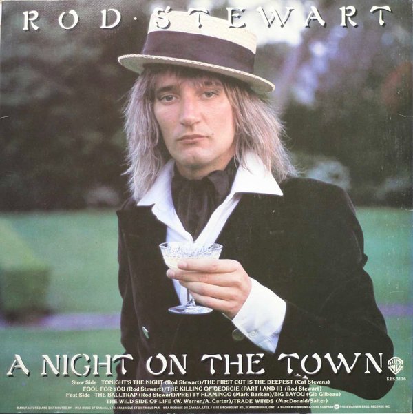 Rod Stewart: A Night On The Town LP (Käyt)