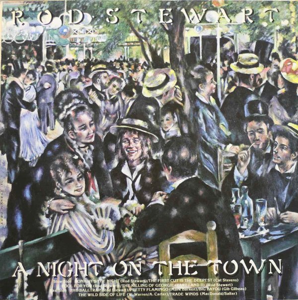 Rod Stewart: A Night On The Town LP (Käyt)