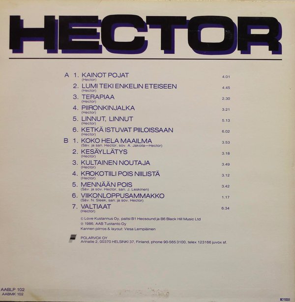 Hector: Masters LP (Käyt)