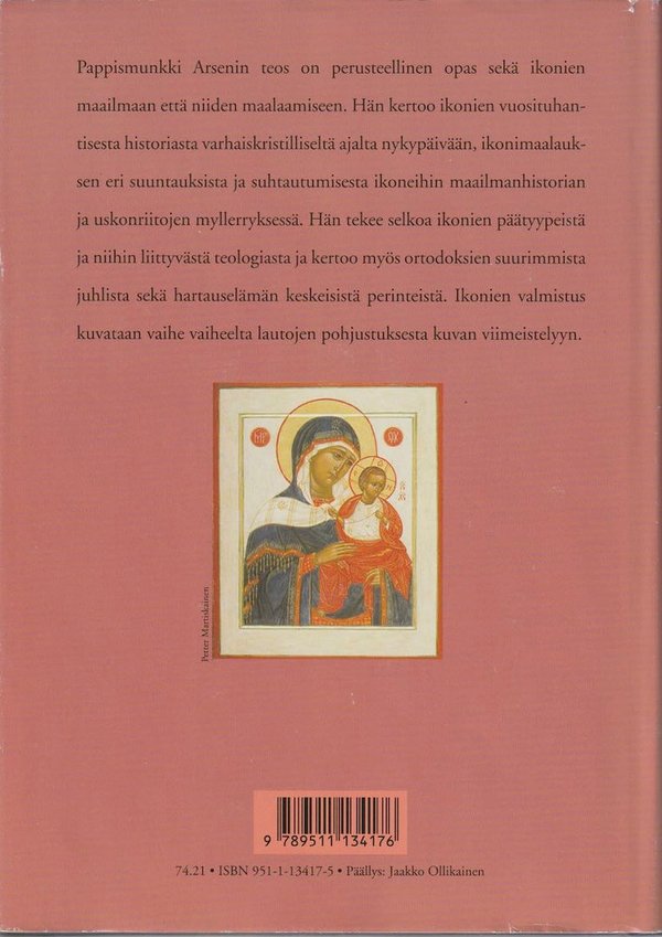 Pappismunkki Arseni: Ikonikirja K3+ (Käyt. Kirja)