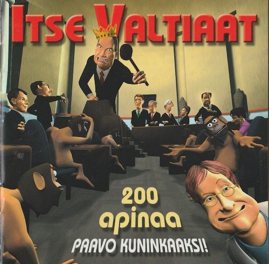 Itse Valtiaat: 200 apinaa - Paavo kuninkaaksi! CD (Mint)